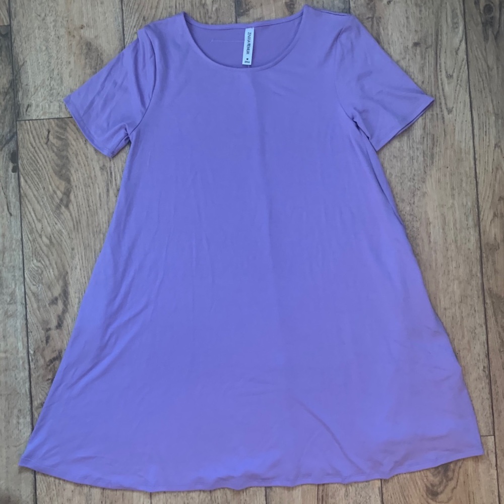Lavendar tshirt dress